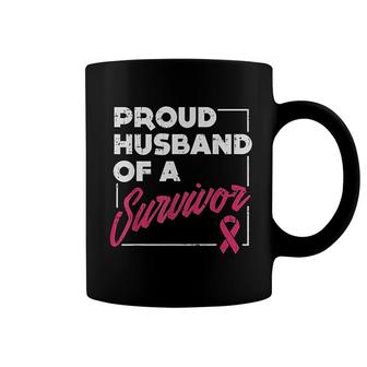 Proud Husband Of Survivor Awareness Gift Coffee Mug | Mazezy