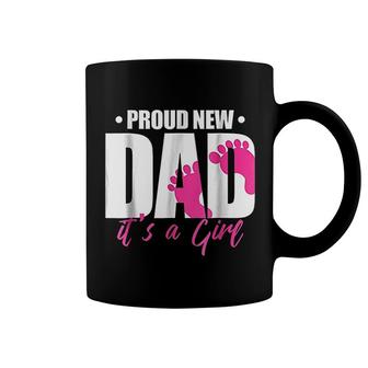 Proud New Dad It Is A Girl Coffee Mug | Mazezy