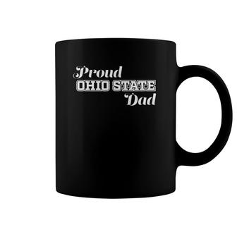 Proud Ohio State Dad Ohioan Letters Root Tee Coffee Mug | Mazezy