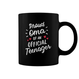 Proud Oma Of An Official Teenager 13Th Birthday Party Coffee Mug | Mazezy