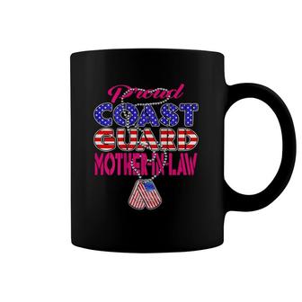 Proud Us Coast Guard Mother-In-Law Military Mom-In-Law Gift Coffee Mug | Mazezy