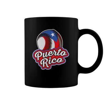 Puerto Rico Pride Baseball Boricua Flag Coffee Mug | Mazezy