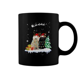 Puli Reindeer Xmas Light Christmas Ornaments Xmas Dog Coffee Mug | Mazezy