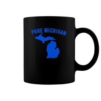 Pure Michigan Vacation Water Lake Fun Gift Idea Premium Coffee Mug | Mazezy
