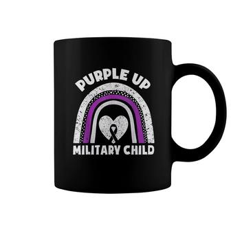 Purple Up For Military Kids Month Of The Military Child Cute Coffee Mug - Seseable