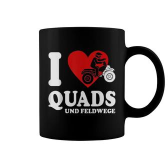 Quad Ride I Love Quads Sayings Heart Quadbike Coffee Mug | Mazezy
