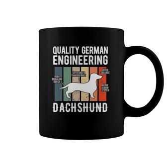 Quality German Engineering Dachshund Weiner Dog Coffee Mug | Mazezy