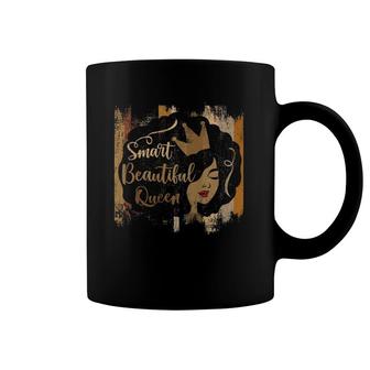 Queen Beautiful Smart Black History Month Coffee Mug | Mazezy