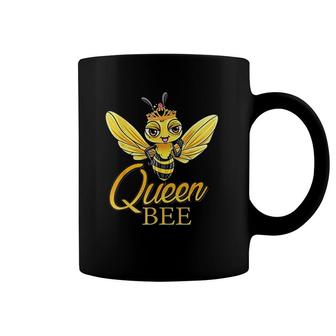 Queen Bee Crown Cute Coffee Mug | Mazezy