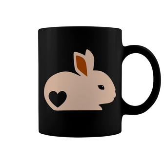 Rabbit With Heart Coffee Mug | Mazezy