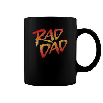 Rad Dad - 80S Nostalgic Gift For Dad, Birthday Father's Day Coffee Mug | Mazezy