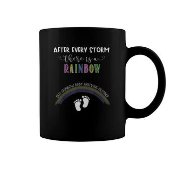 Rainbow Baby Pregnancy For Expecting Women Due October Coffee Mug | Mazezy