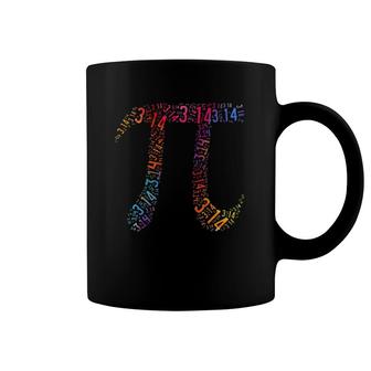 Rainbow Pi Numbers Funny Pi 314 Math Teachers & Students Coffee Mug | Mazezy