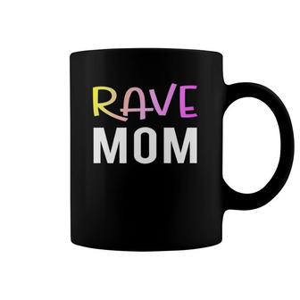 Rave Mom Funny Party Festival Fitted Coffee Mug | Mazezy CA