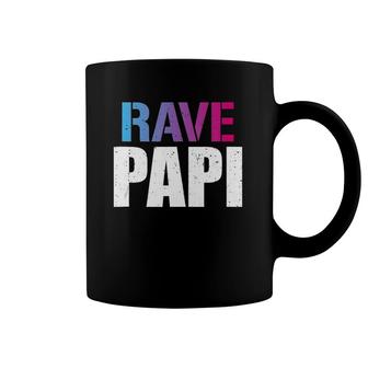 Rave Papi Edm Music Festival Raver Daddy Father's Coffee Mug | Mazezy