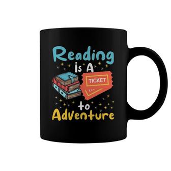 Reading Adventure Library Student Teacher Book Bookaholic Coffee Mug | Mazezy