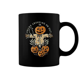 Ready To Crush Halloween Scarecrow Pumpkin 2021 Coffee Mug | Mazezy