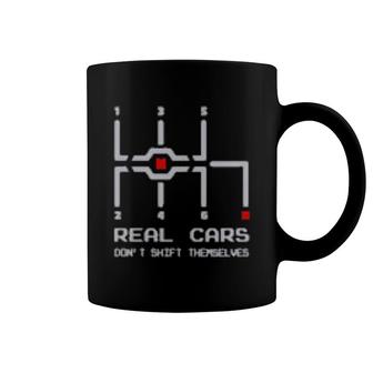 Real Cars Don't Shift Themselves Drifting Coffee Mug | Mazezy