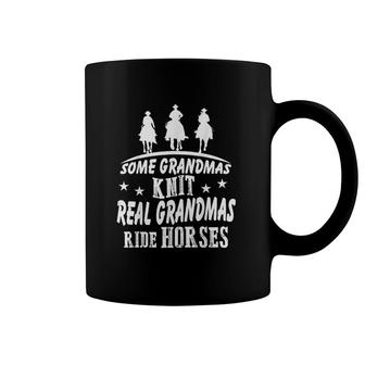 Real Grandmas Ride Horses Funny Grandma Coffee Mug | Mazezy