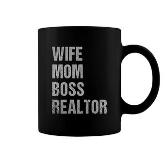 Realtor Mom Wife Mom Boss Realtor Coffee Mug | Mazezy
