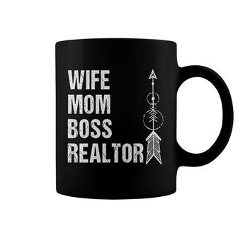 Realtor Mom Wife Mom Boss Realtor Funny Coffee Mug | Mazezy