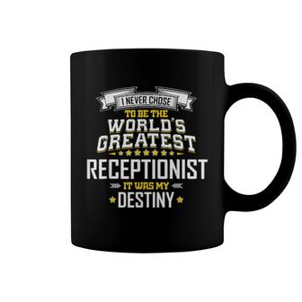 Receptionist Idea World's Greatest Receptionist Coffee Mug | Mazezy
