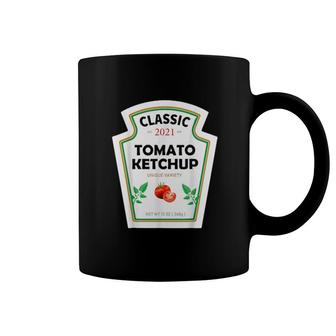 Red Ketchup Diy Costume Matching Couples Groups Halloween Coffee Mug | Mazezy