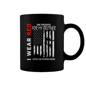 Red On Friday Brother Remember Everyone Deployed Usa Flag Zip Coffee Mug | Mazezy