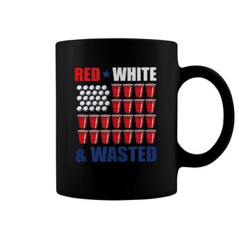 Red White And Wasted Coffee Mug | Mazezy