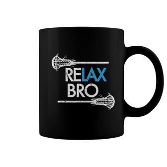 Relax Bro Lacrosse Funny Lax Team Lacrosse Coffee Mug - Thegiftio UK