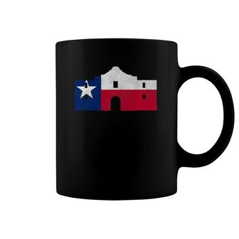 Remember The Alamo Texas Flag San Antonio Mission Premium Coffee Mug | Mazezy