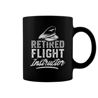 Retired Flight Instructor Fly Coach Teacher School Coffee Mug | Mazezy