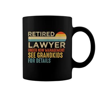 Retired Lawyer See Grandkids For Details Retirement Coffee Mug | Mazezy