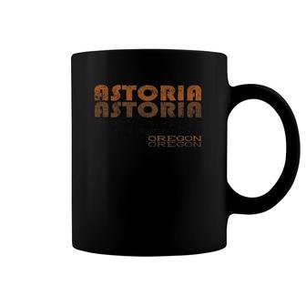 Retro Astoria Oregon Usa Gift Coffee Mug | Mazezy