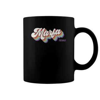 Retro Marfa Texas State Gift Coffee Mug | Mazezy