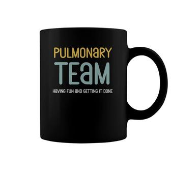 Retro Respiratory Therapy Team Pulmonologist Pulmonary Nurse Coffee Mug | Mazezy AU