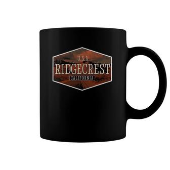 Retro Ridgecrest California Highway Coffee Mug | Mazezy