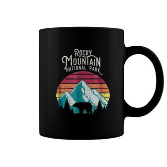 Retro Rocky Mountain National Park Colorado Bear Coffee Mug | Mazezy