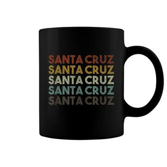 Retro Santa Cruz California Coffee Mug | Mazezy