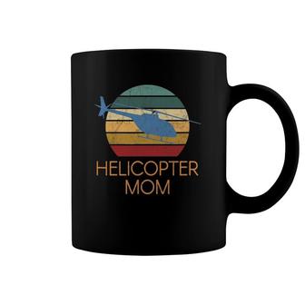 Retro Vintage Helicopter Mom Mother Coffee Mug | Mazezy