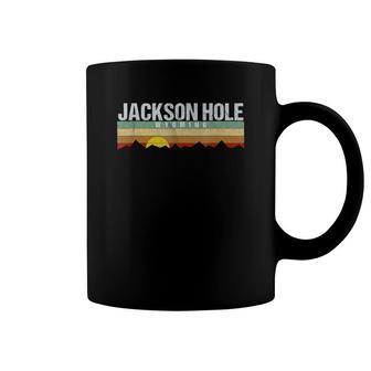 Retro Vintage Jackson Hole Wyoming Tee Coffee Mug | Mazezy