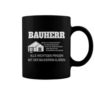 Richtfest Oberteil Für Häuslebauer Als Bauherr Coffee Mug | Mazezy