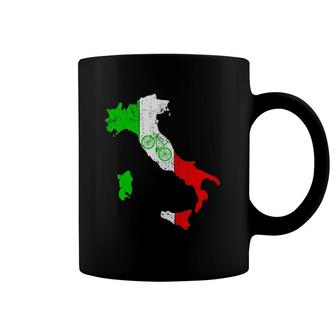 Ride Your Bike Italy Cycling & Triathlon Gift Coffee Mug | Mazezy