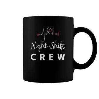 Rn Night Shift Crew Quote Registered Nurse Overnight Work Coffee Mug | Mazezy