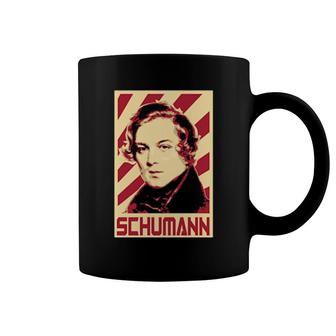 Robert Schumann Classical Music Composer Retro Propaganda Coffee Mug | Mazezy