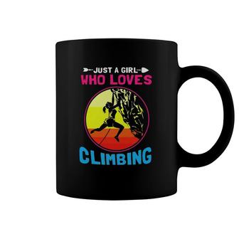 Rock Climbing Girl Mom Mother Daughter Climber Coffee Mug | Mazezy
