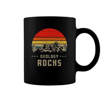 Rock Collector Geologist Mountains Nature Retro Geology Coffee Mug | Mazezy