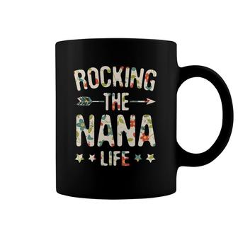 Rocking The Nana Life Mother's Day Grandma Mimi Gigi Granny Coffee Mug | Mazezy