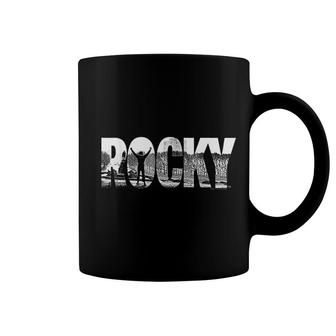 Rocky Logo Fill Graphic Coffee Mug - Seseable
