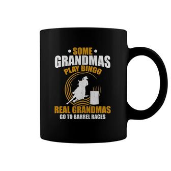 Rodeo Barrel Racer Grandmother Horse Grandma Barrel Racing Coffee Mug | Mazezy